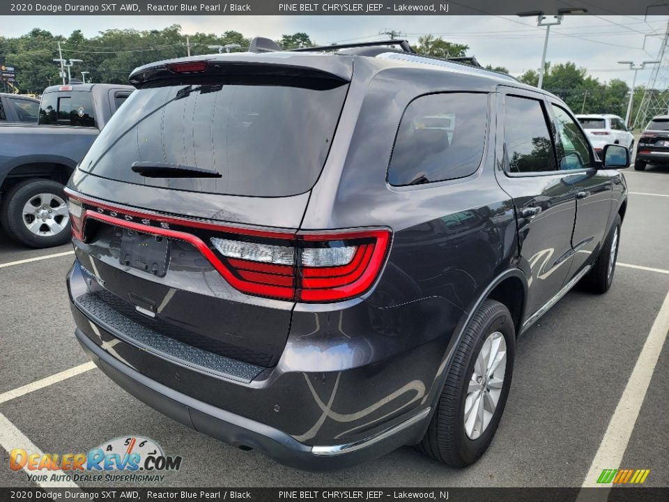 2020 Dodge Durango SXT AWD Reactor Blue Pearl / Black Photo #4