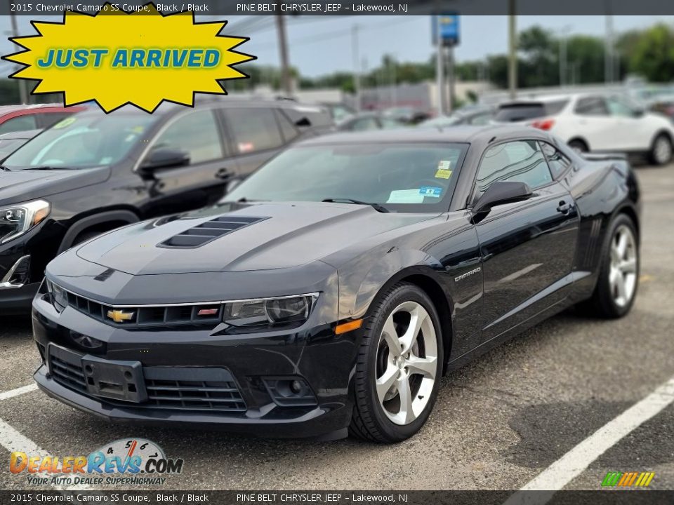 2015 Chevrolet Camaro SS Coupe Black / Black Photo #1