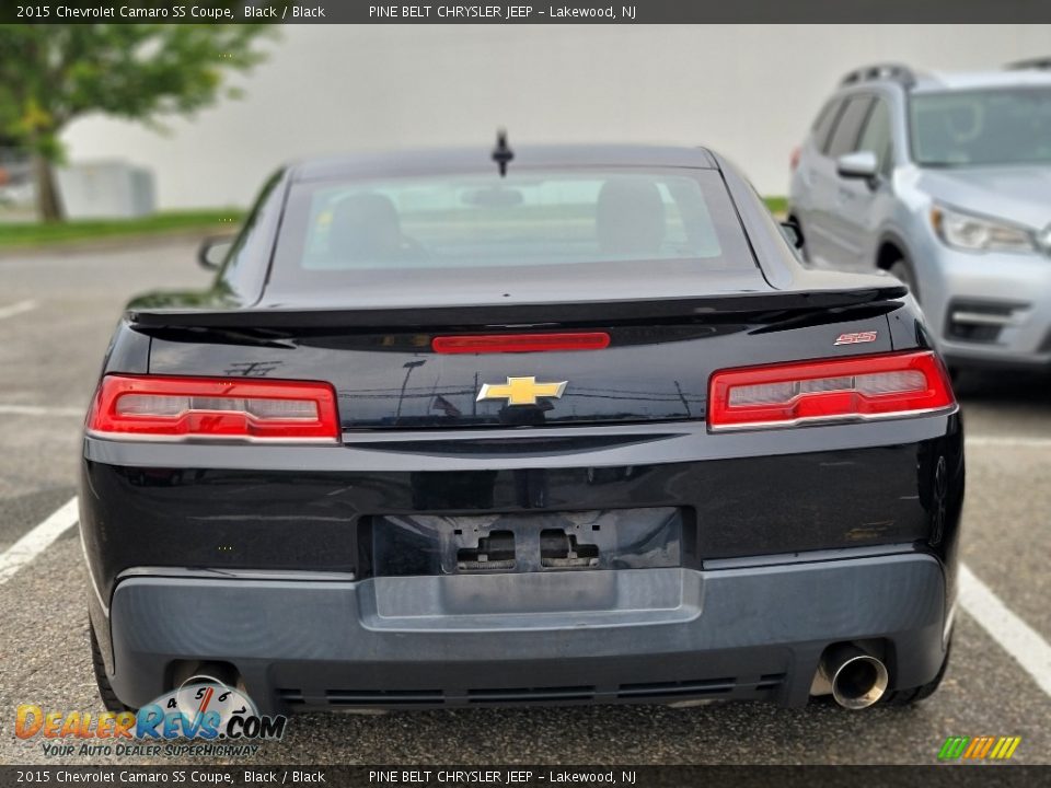 2015 Chevrolet Camaro SS Coupe Black / Black Photo #4