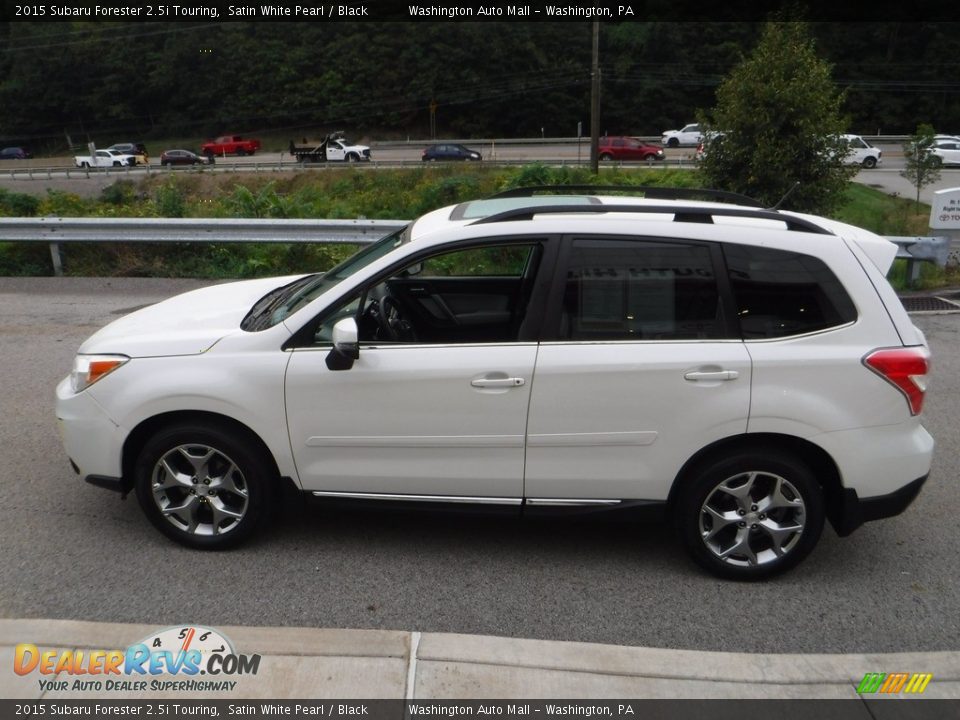 2015 Subaru Forester 2.5i Touring Satin White Pearl / Black Photo #14