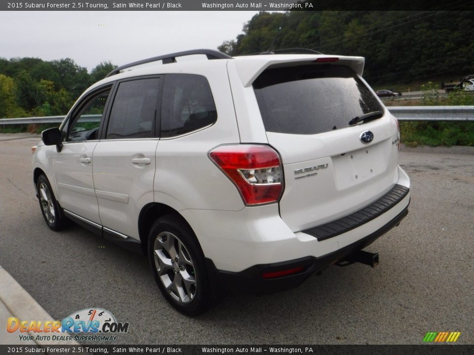 2015 Subaru Forester 2.5i Touring Satin White Pearl / Black Photo #15