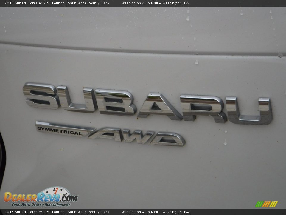 2015 Subaru Forester 2.5i Touring Satin White Pearl / Black Photo #16