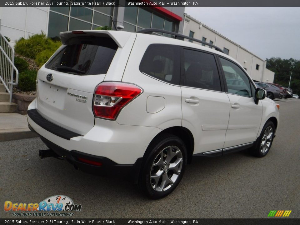 2015 Subaru Forester 2.5i Touring Satin White Pearl / Black Photo #19