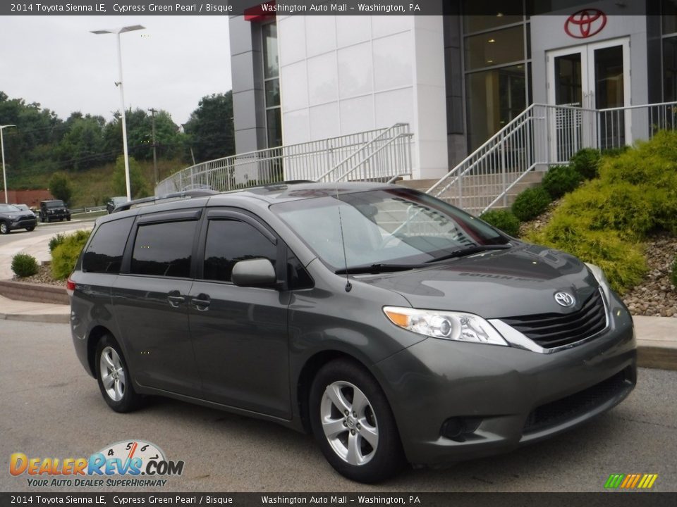 2014 Toyota Sienna LE Cypress Green Pearl / Bisque Photo #1