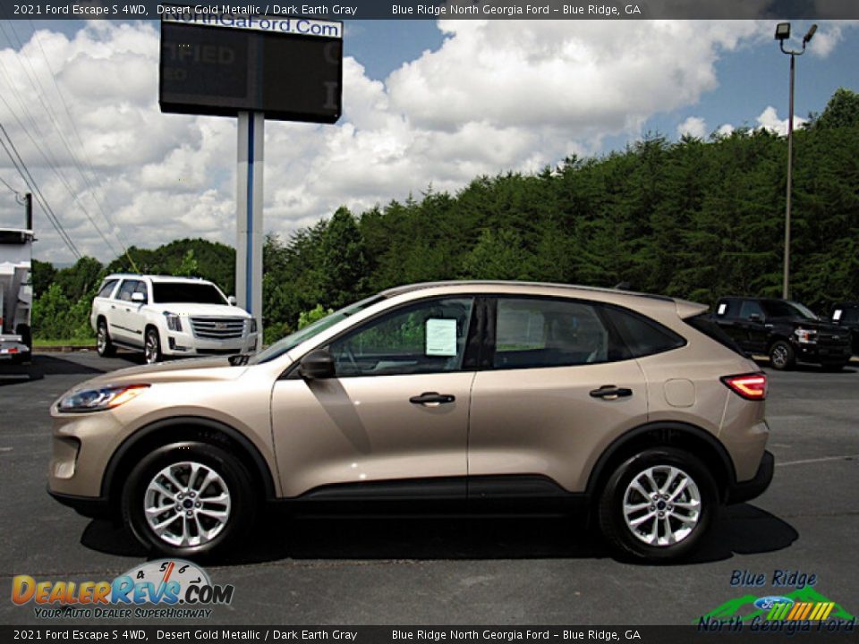 2021 Ford Escape S 4WD Desert Gold Metallic / Dark Earth Gray Photo #2