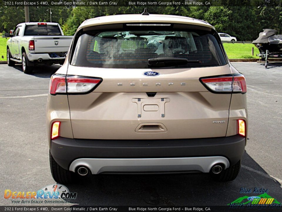 2021 Ford Escape S 4WD Desert Gold Metallic / Dark Earth Gray Photo #4