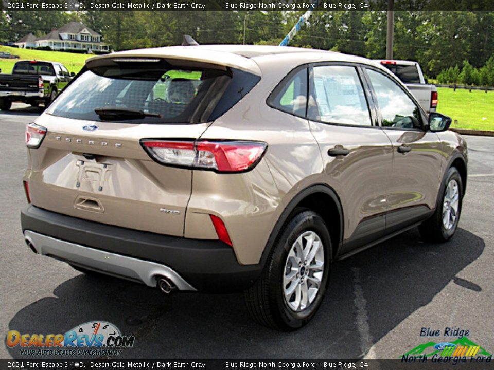 2021 Ford Escape S 4WD Desert Gold Metallic / Dark Earth Gray Photo #5