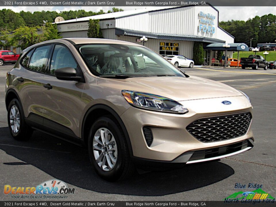 Desert Gold Metallic 2021 Ford Escape S 4WD Photo #7