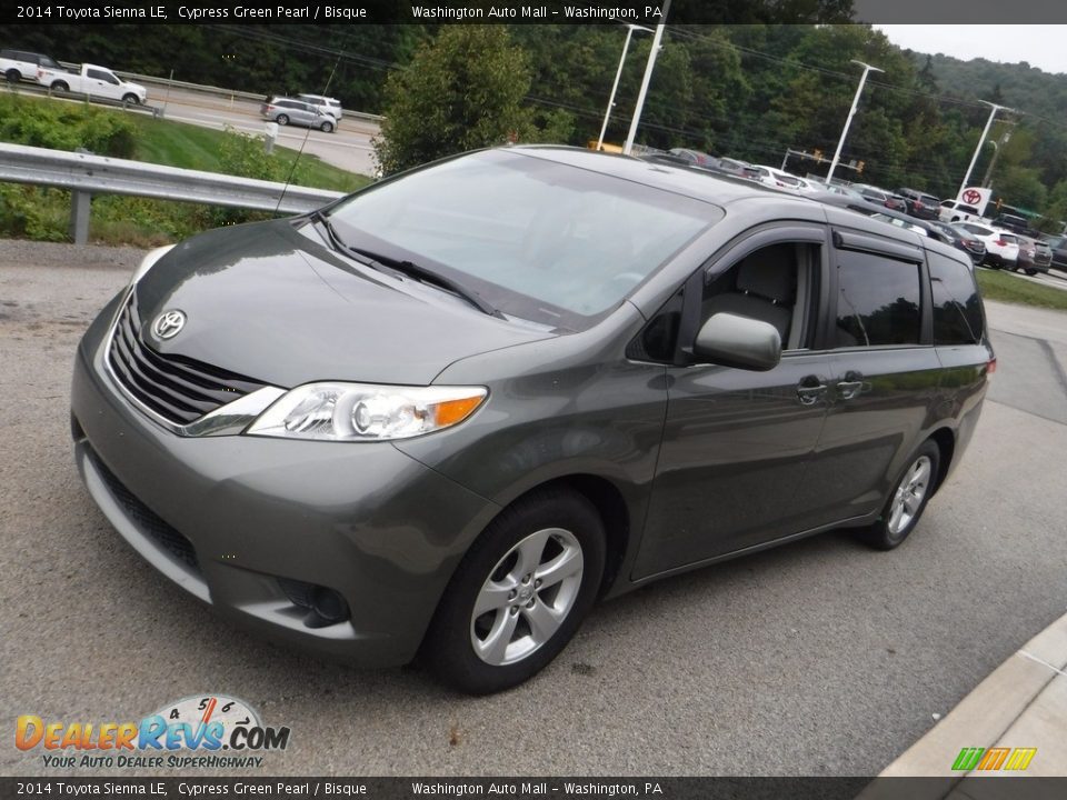 2014 Toyota Sienna LE Cypress Green Pearl / Bisque Photo #12