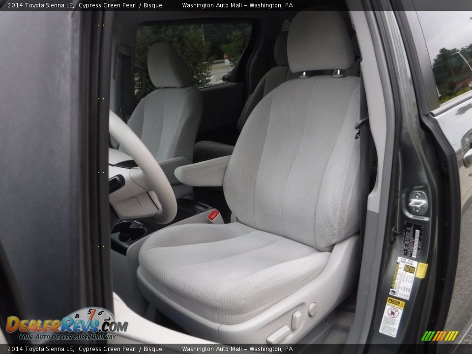 2014 Toyota Sienna LE Cypress Green Pearl / Bisque Photo #20