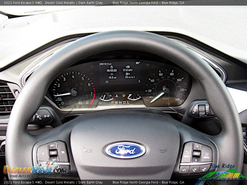 2021 Ford Escape S 4WD Steering Wheel Photo #17