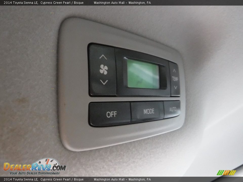 2014 Toyota Sienna LE Cypress Green Pearl / Bisque Photo #27
