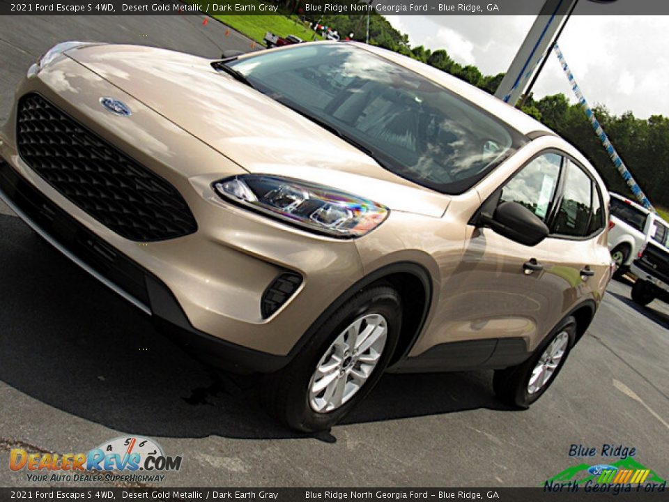 2021 Ford Escape S 4WD Desert Gold Metallic / Dark Earth Gray Photo #25