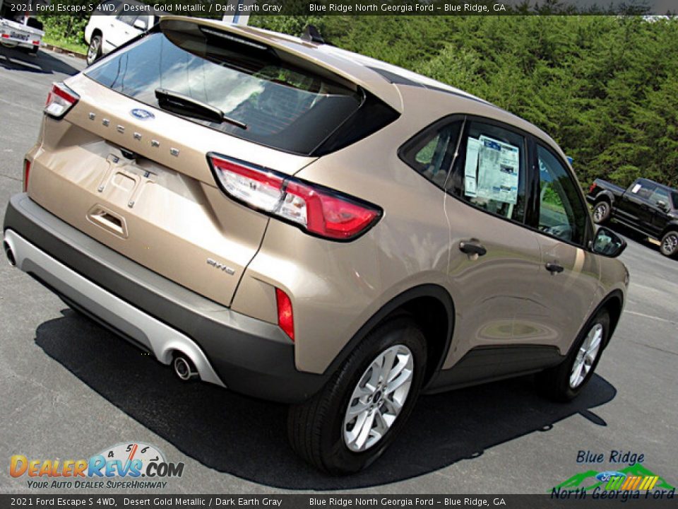 2021 Ford Escape S 4WD Desert Gold Metallic / Dark Earth Gray Photo #27