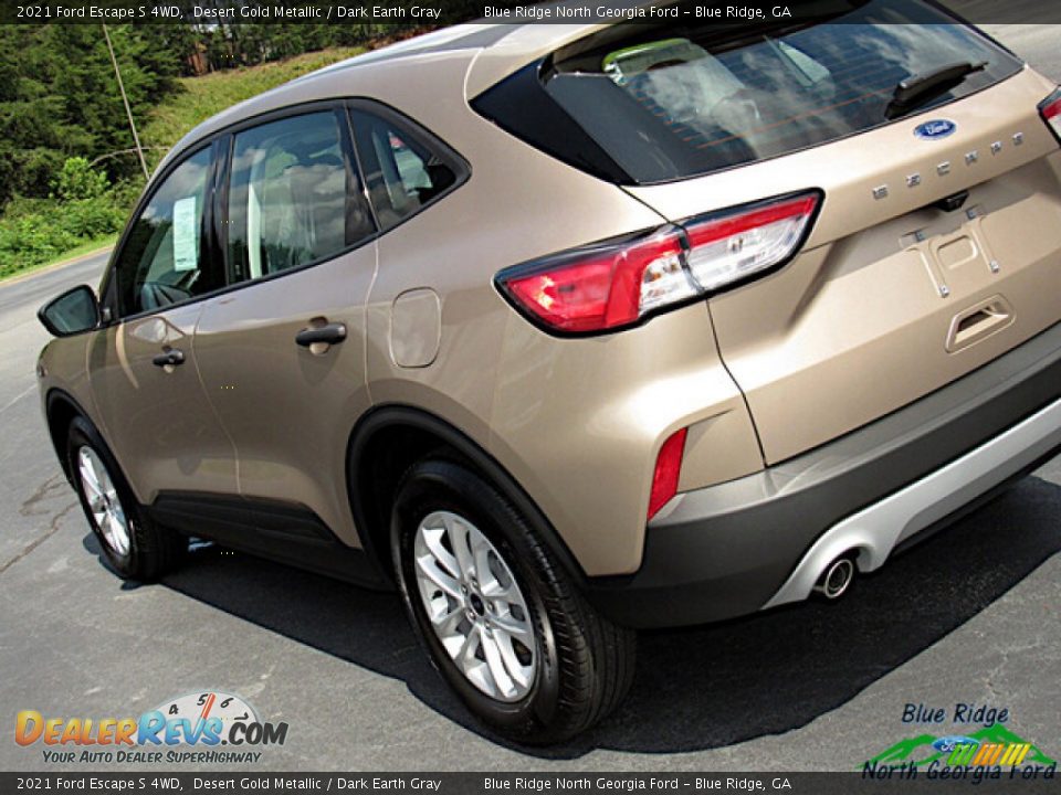 2021 Ford Escape S 4WD Desert Gold Metallic / Dark Earth Gray Photo #28