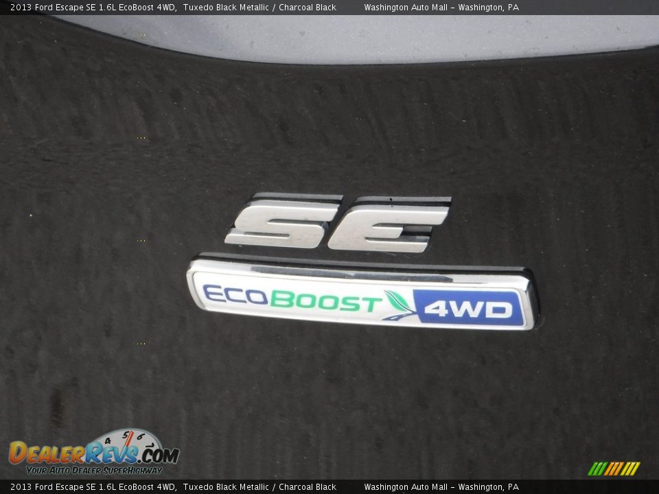 2013 Ford Escape SE 1.6L EcoBoost 4WD Tuxedo Black Metallic / Charcoal Black Photo #16