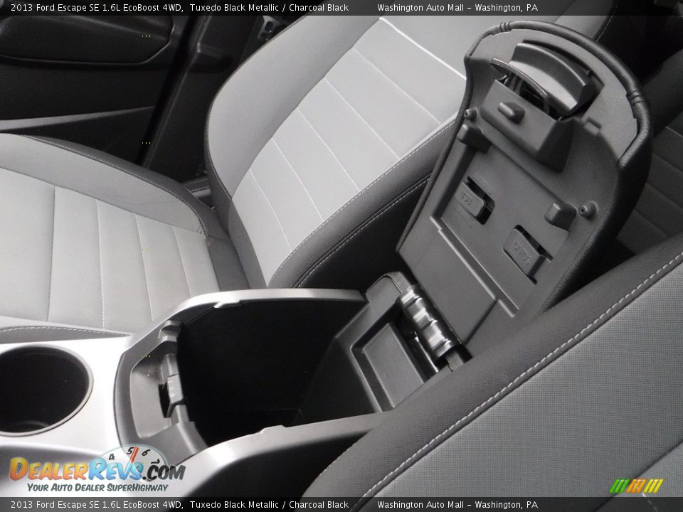 2013 Ford Escape SE 1.6L EcoBoost 4WD Tuxedo Black Metallic / Charcoal Black Photo #22