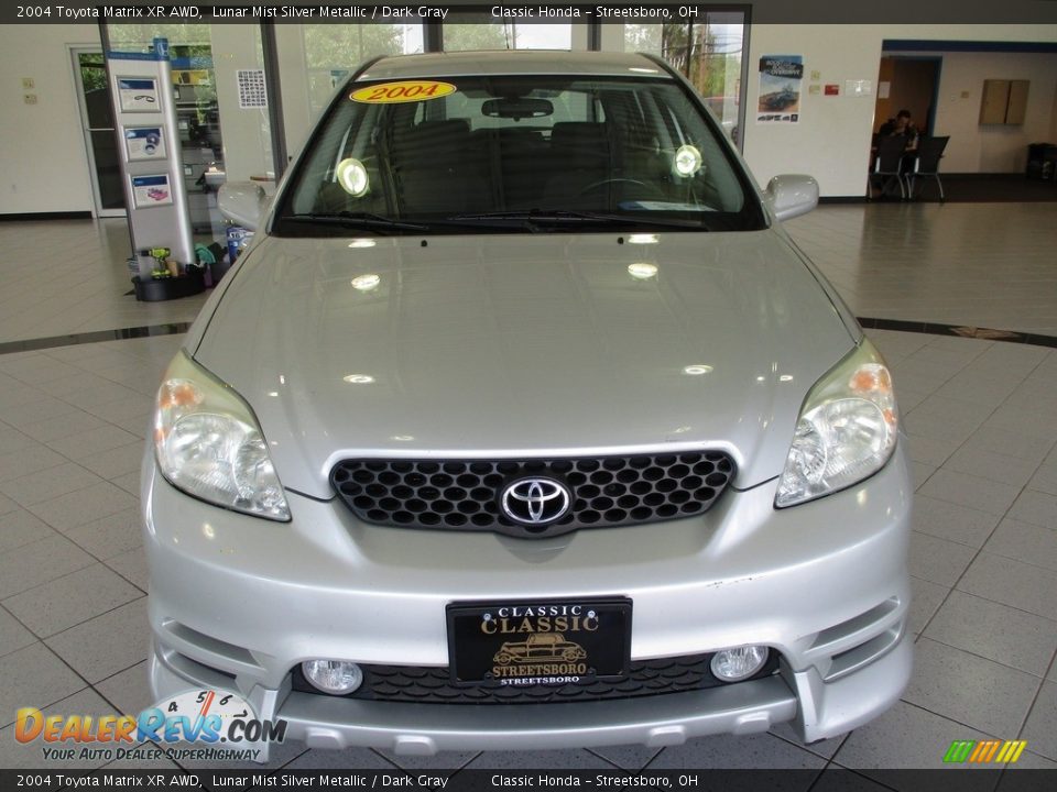 2004 Toyota Matrix XR AWD Lunar Mist Silver Metallic / Dark Gray Photo #2
