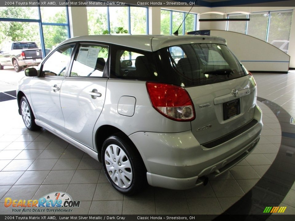 Lunar Mist Silver Metallic 2004 Toyota Matrix XR AWD Photo #9