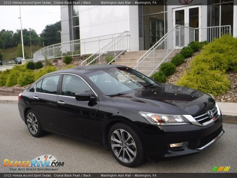 2013 Honda Accord Sport Sedan Crystal Black Pearl / Black Photo #1