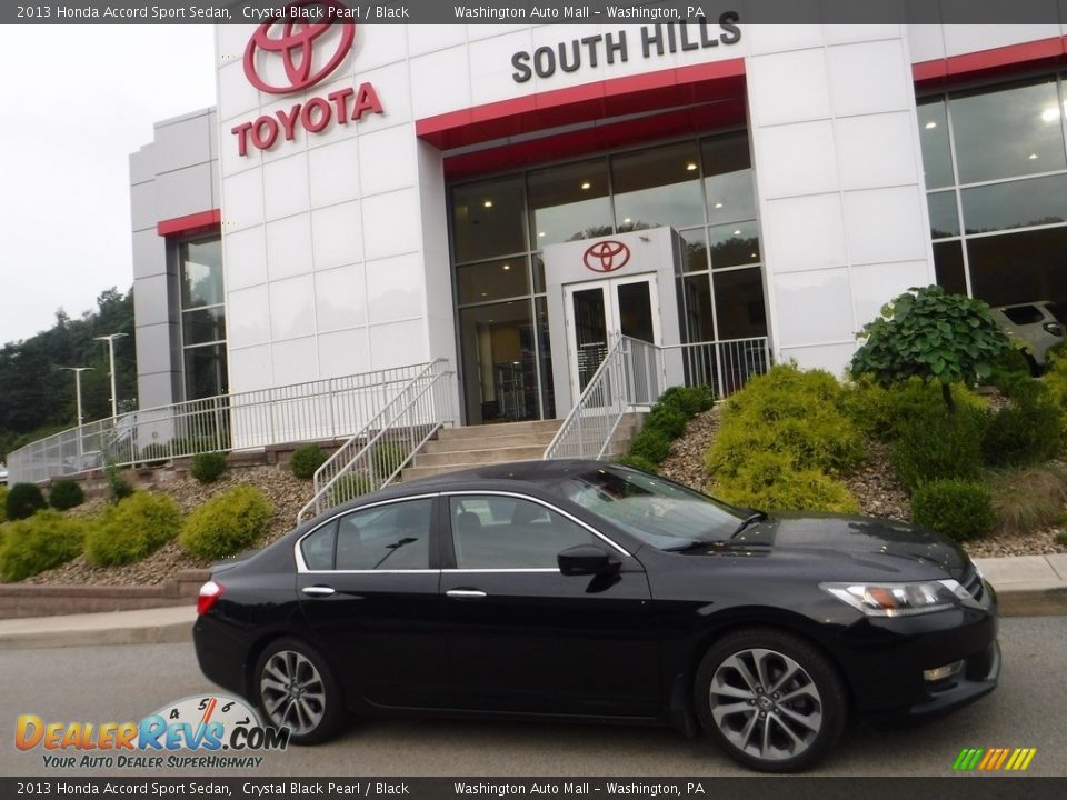 2013 Honda Accord Sport Sedan Crystal Black Pearl / Black Photo #2