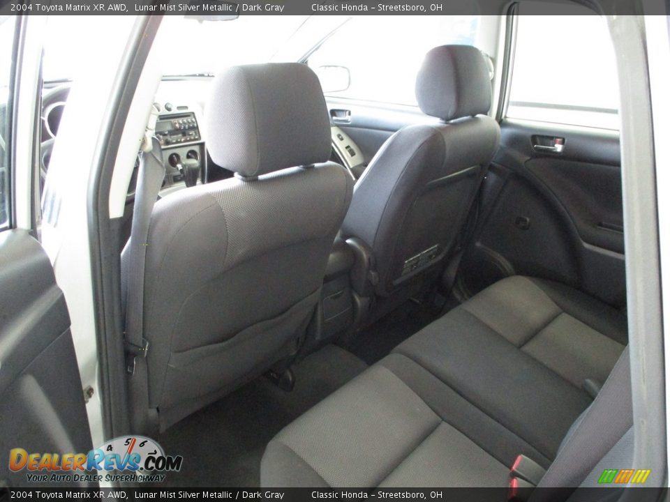 Rear Seat of 2004 Toyota Matrix XR AWD Photo #24