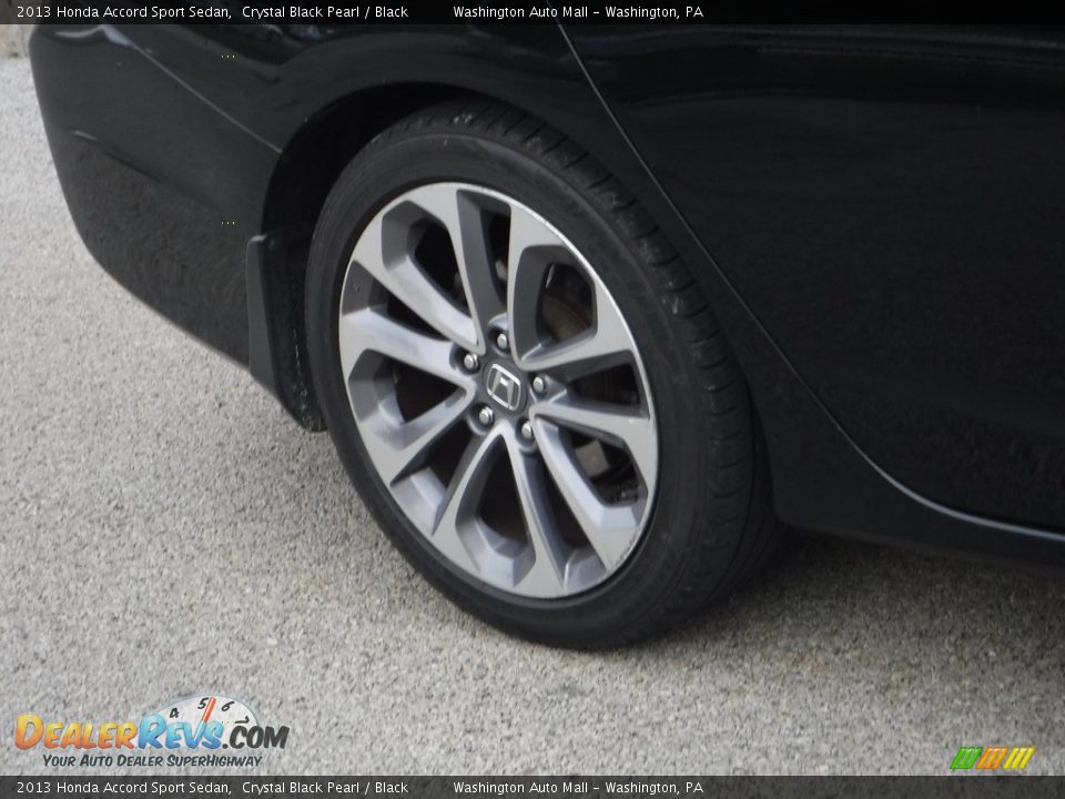 2013 Honda Accord Sport Sedan Crystal Black Pearl / Black Photo #7