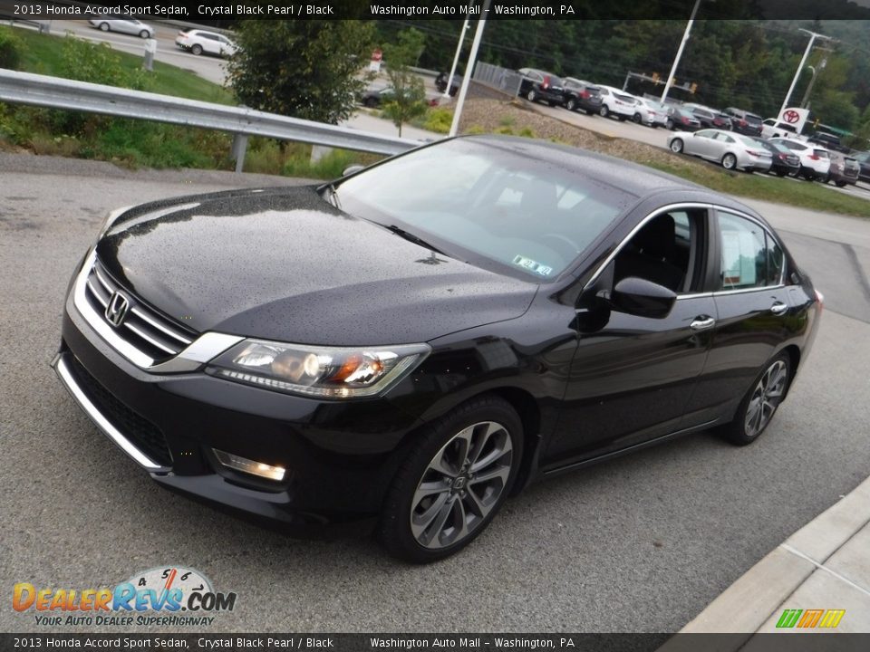 2013 Honda Accord Sport Sedan Crystal Black Pearl / Black Photo #9