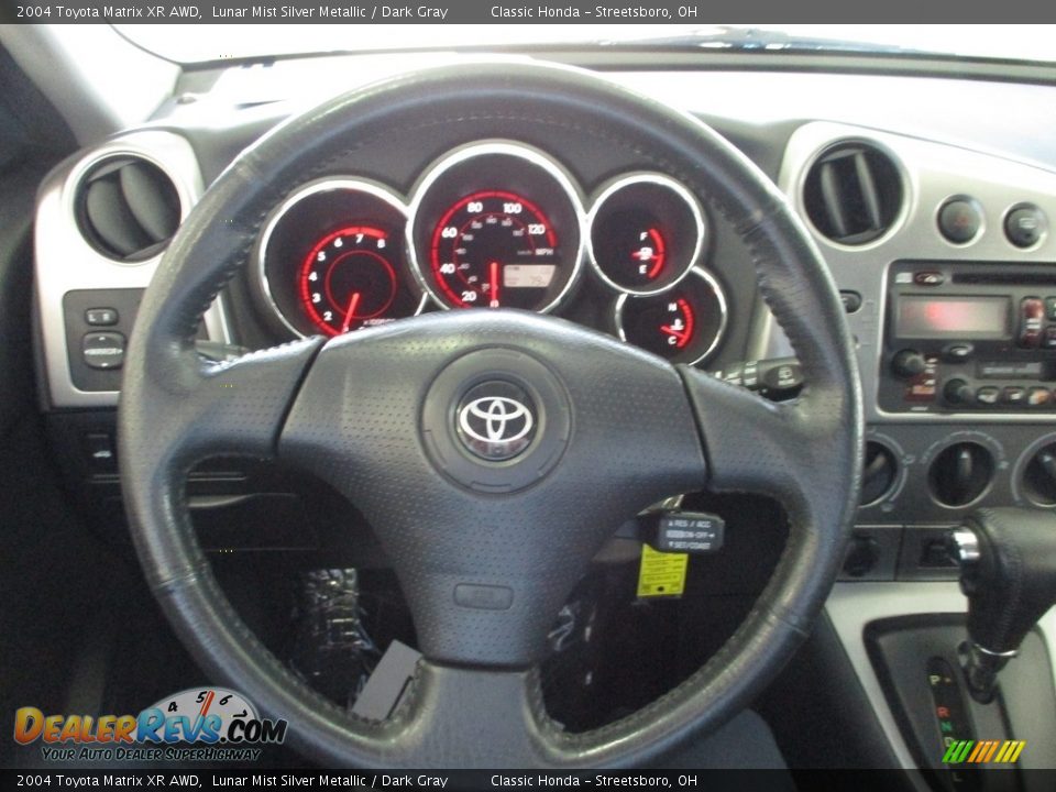 2004 Toyota Matrix XR AWD Steering Wheel Photo #31