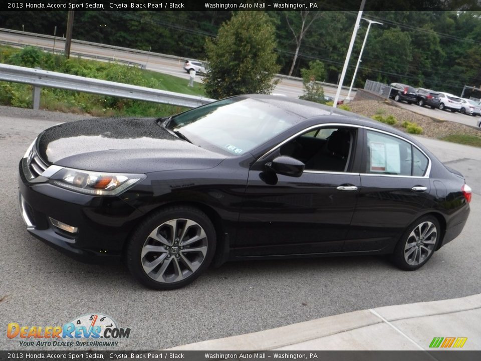 2013 Honda Accord Sport Sedan Crystal Black Pearl / Black Photo #10