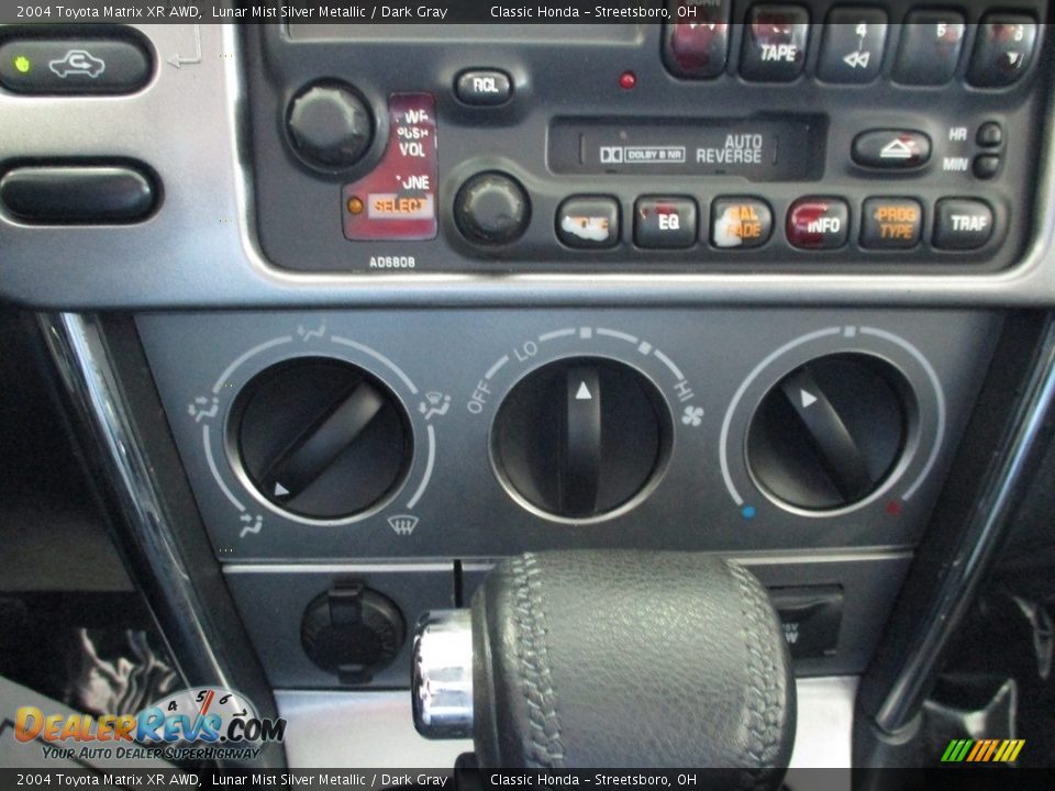 Controls of 2004 Toyota Matrix XR AWD Photo #34