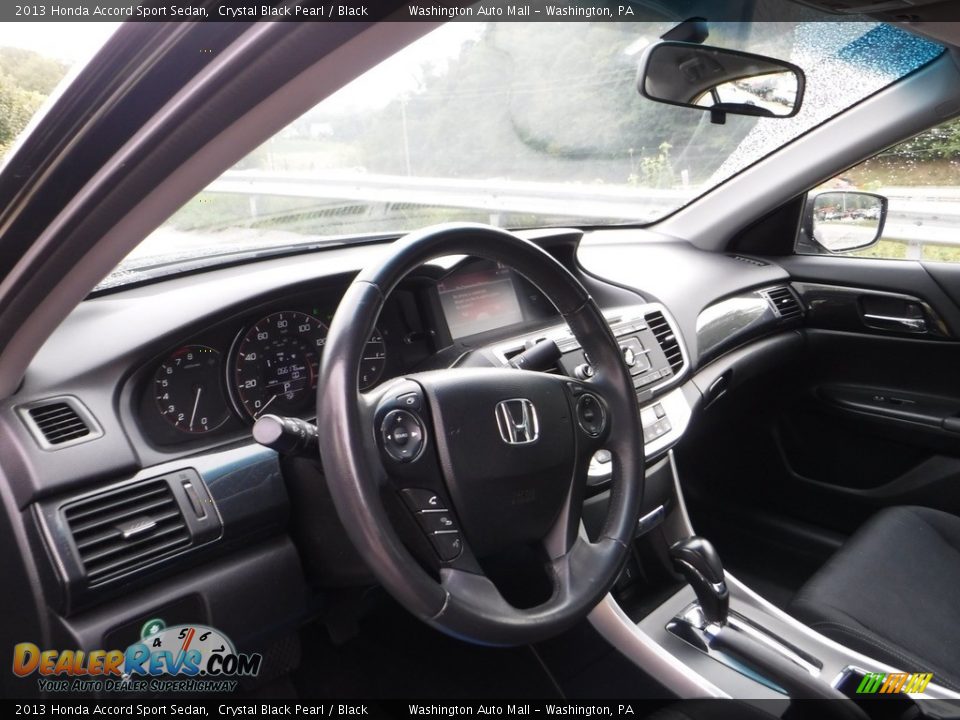 2013 Honda Accord Sport Sedan Crystal Black Pearl / Black Photo #14