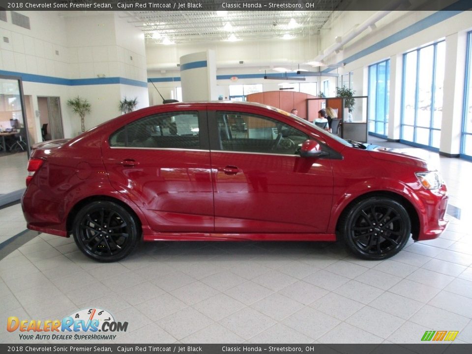 Cajun Red Tintcoat 2018 Chevrolet Sonic Premier Sedan Photo #4