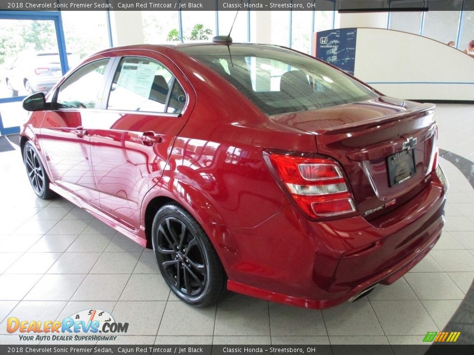 Cajun Red Tintcoat 2018 Chevrolet Sonic Premier Sedan Photo #11