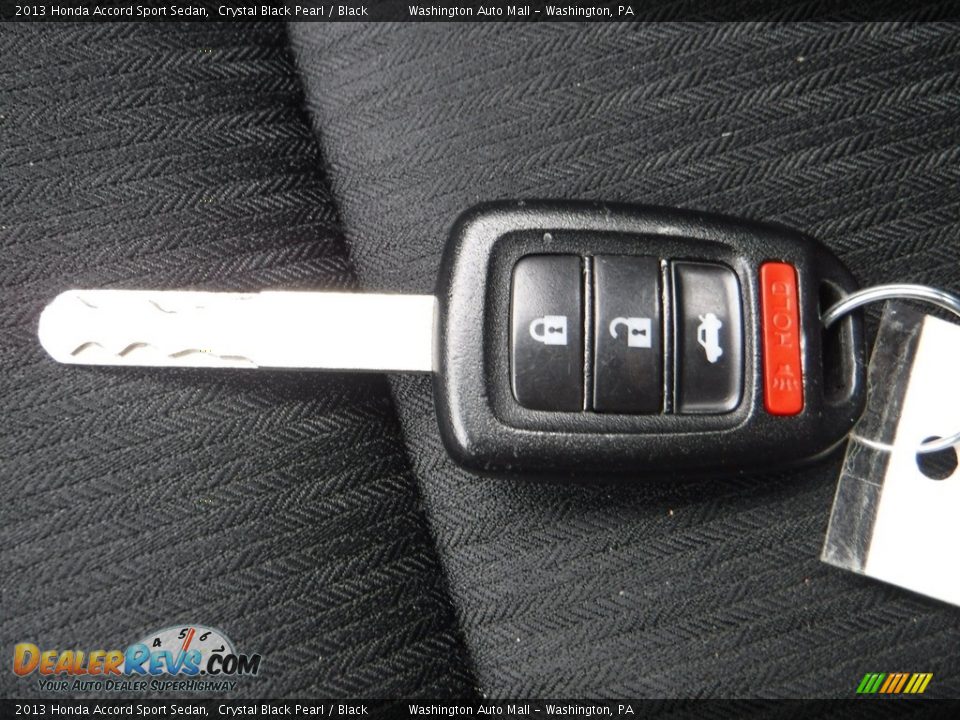 2013 Honda Accord Sport Sedan Crystal Black Pearl / Black Photo #25