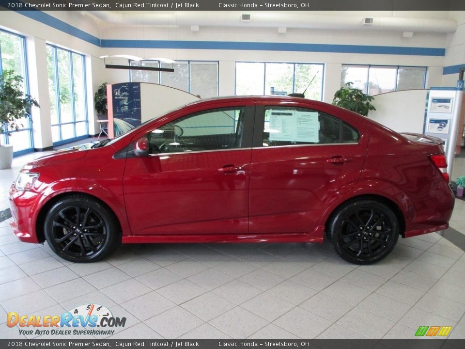 Cajun Red Tintcoat 2018 Chevrolet Sonic Premier Sedan Photo #12