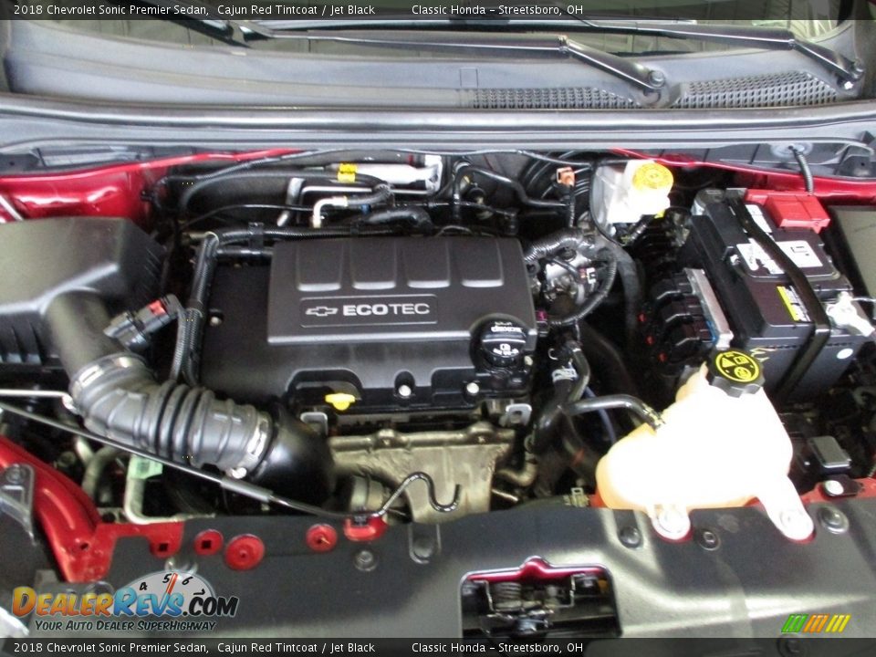 2018 Chevrolet Sonic Premier Sedan 1.4 Liter Turbocharged DOHC 16-Valve VVT 4 Cylinder Engine Photo #15