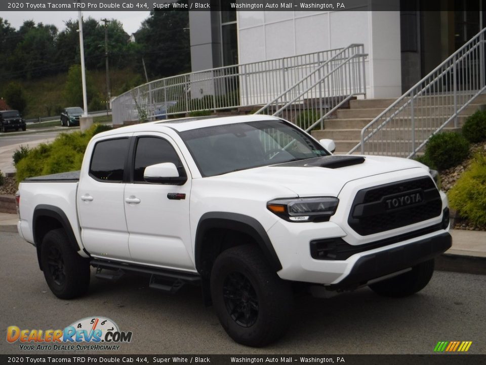 2020 Toyota Tacoma TRD Pro Double Cab 4x4 Super White / Black Photo #1