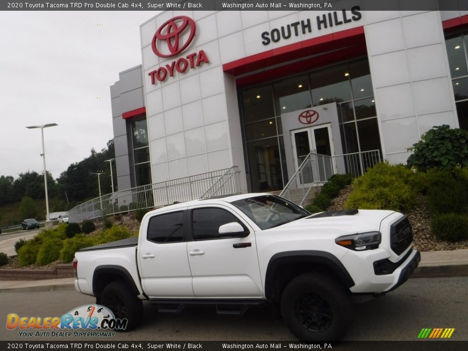 2020 Toyota Tacoma TRD Pro Double Cab 4x4 Super White / Black Photo #2