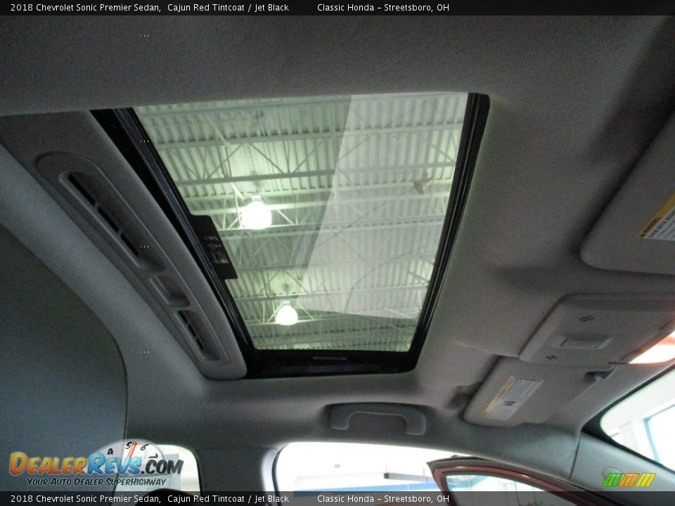 Sunroof of 2018 Chevrolet Sonic Premier Sedan Photo #19