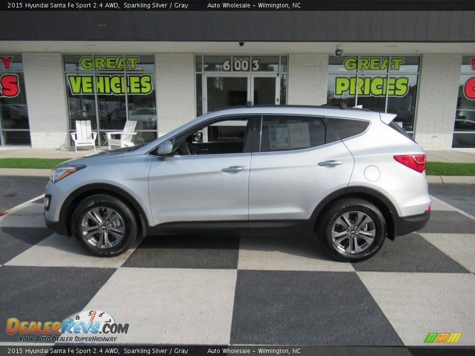 2015 Hyundai Santa Fe Sport 2.4 AWD Sparkling Silver / Gray Photo #1