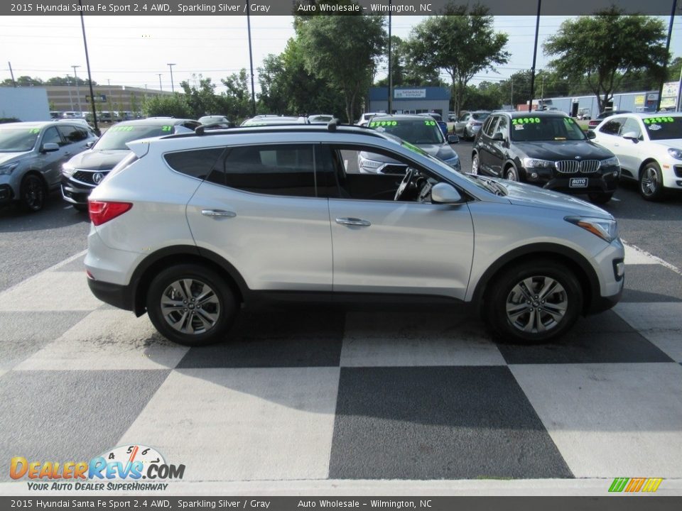 2015 Hyundai Santa Fe Sport 2.4 AWD Sparkling Silver / Gray Photo #3