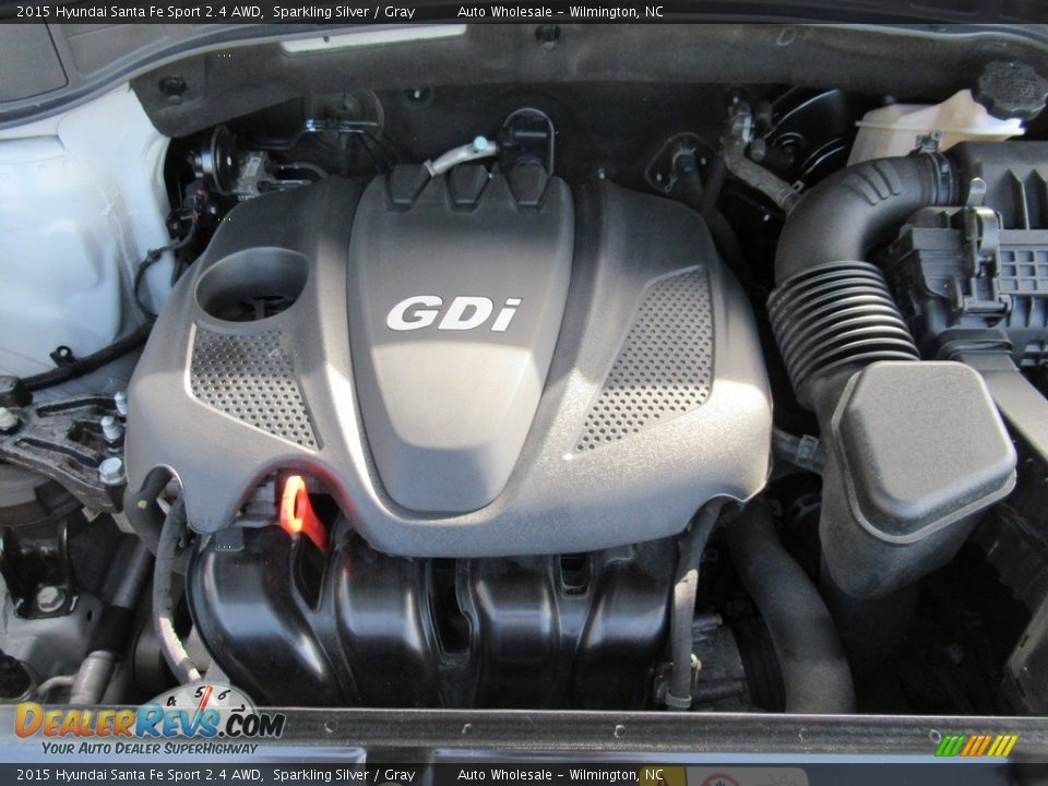 2015 Hyundai Santa Fe Sport 2.4 AWD Sparkling Silver / Gray Photo #6