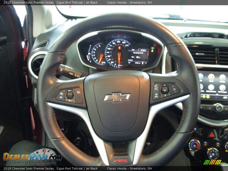 2018 Chevrolet Sonic Premier Sedan Steering Wheel Photo #31