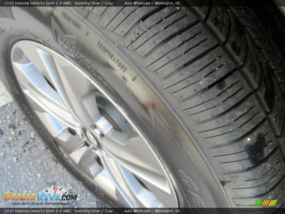 2015 Hyundai Santa Fe Sport 2.4 AWD Sparkling Silver / Gray Photo #9