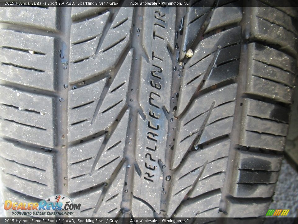 2015 Hyundai Santa Fe Sport 2.4 AWD Sparkling Silver / Gray Photo #10