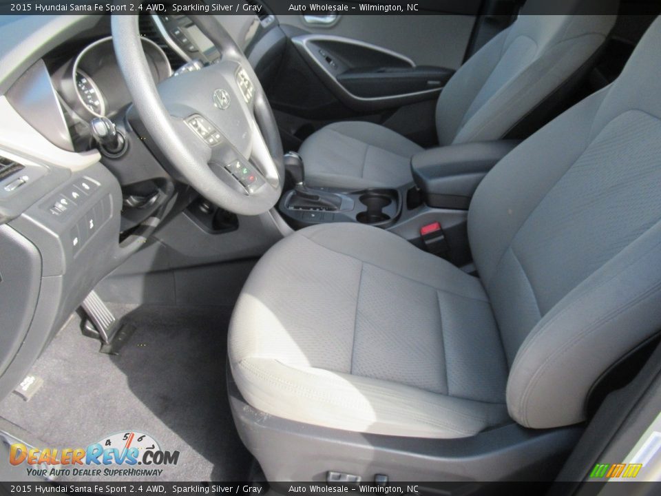 2015 Hyundai Santa Fe Sport 2.4 AWD Sparkling Silver / Gray Photo #11