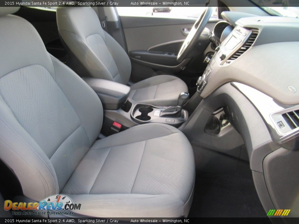 2015 Hyundai Santa Fe Sport 2.4 AWD Sparkling Silver / Gray Photo #13