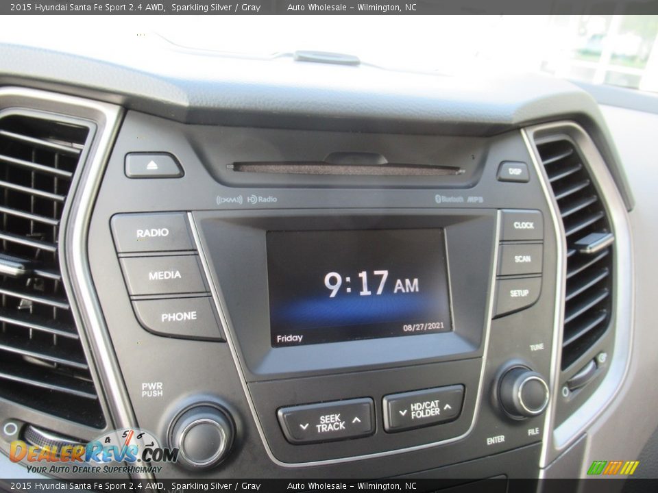 2015 Hyundai Santa Fe Sport 2.4 AWD Sparkling Silver / Gray Photo #17