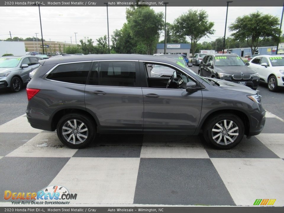 2020 Honda Pilot EX-L Modern Steel Metallic / Gray Photo #3